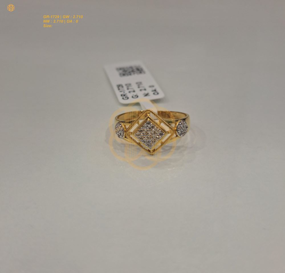 CZ GENTS RING - 1